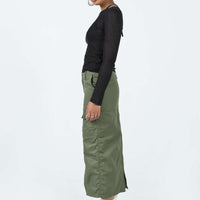 Motel Widya Skirt Dark Olive