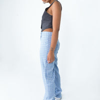 Titius Pants Blue Check