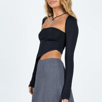 Selby Mini Skirt Grey Petite