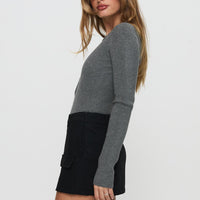 Essentially Skort Black Tall