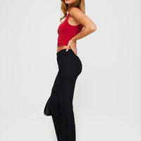 Kinkirk Flared Pants Black Tall