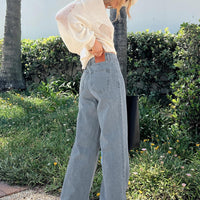 Tari Wide Leg Jeans Light Wash Denim