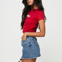 Jellicoe Spliced Denim Skirt Multi Wash