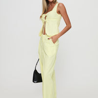 Such A Charmer Tie Up Set Yellow