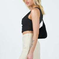 Ravyn Skort Beige Pinstripe