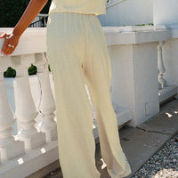 Grazia Pants Cream / Blue