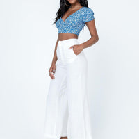 Simona Pants White