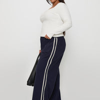 Circuit Track Pants Navy Curve