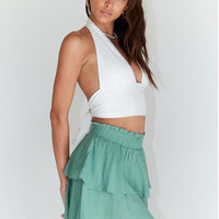 Greta Mini Skirt Green