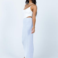 Harriette Maxi Skirt Light Blue
