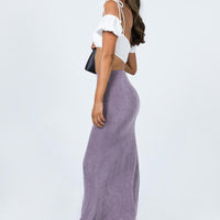 Harriette Maxi Skirt Purple
