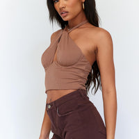 Elise Shorts Chocolate