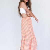 Hale Midi Skirt Orange