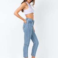 Gemini Mom Jeans Pale Blue