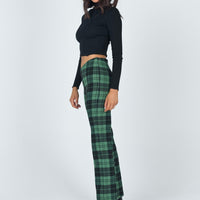 Zara Pant Green Check