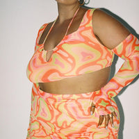 Balanced Mini Skirt Multi Curve