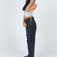 Fraya High Rise Boyfriend Jeans Denim