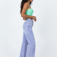 Cece Hammer Butterfly Back Denim Jeans