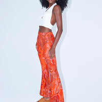 Tayler Flare Pants Orange