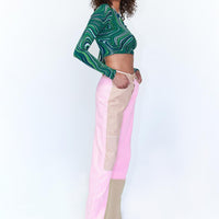 Kaisha Denim Jeans Pink
