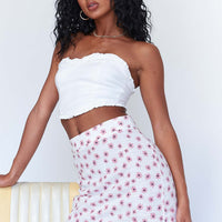 Alicya Mini Skirt White