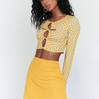 Baxter Mini Skirt Orange