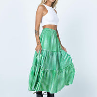 Hale Midi Skirt Green