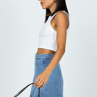 The Lola Mini Skirt Denim