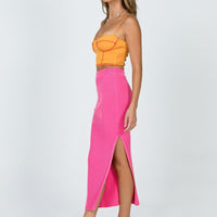 Tanna Midi Skirt Pink