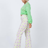 The Ragged Priest Trail Denim Jeans Green Check