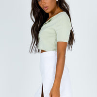 The Lola Mini Skirt White