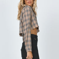 Everly Pinstripe Skort Black