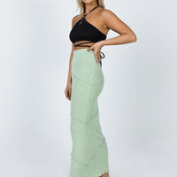 Oscar Maxi Skirt Sage