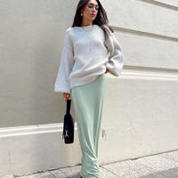 Harriette Maxi Skirt Sage