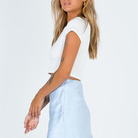 Baisy Hill Mini Skirt Blue