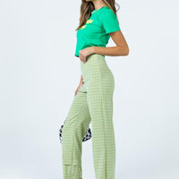 Euros Pants Lime Green