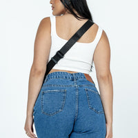 The Lara Denim Shorts Dark Wash Denim