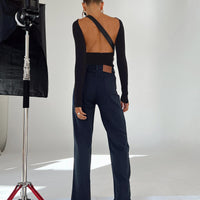 Kalinda Dark Blue Denim Jeans