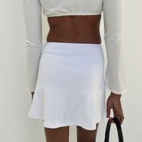 Banksia Mini Skirt White