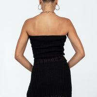 Macaulay Knit Mini Skirt Black