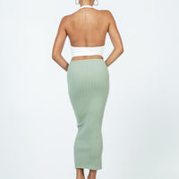 Rosella Midi Skirt Khaki