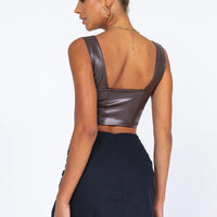 Motel Sheny Mini Skirt Black