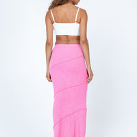 Oscar Maxi Skirt Hot Pink