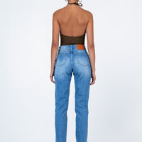 Abarca Straight Leg Denim Jeans