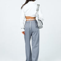 Archer Pants Pinstripe Grey Petite