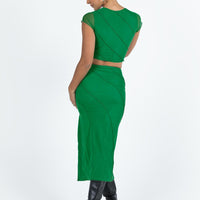 Erika Midi Skirt Green