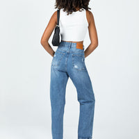 Taxco Straight Leg Denim Jeans