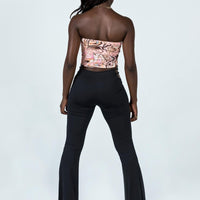 Jess Cut Out Pants Black