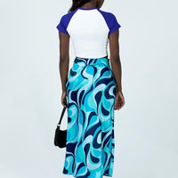 Tobin Maxi Skirt Blue