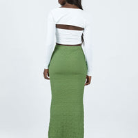 Rubes Midi Skirt Green